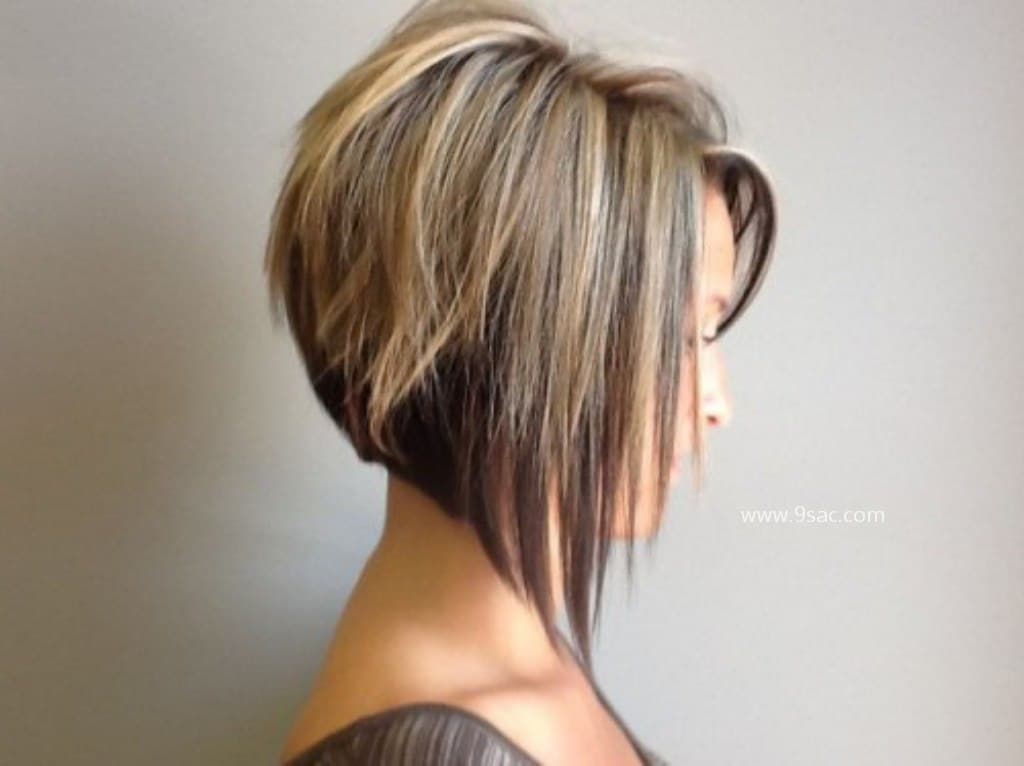 Textured Angled Bob hairstyle