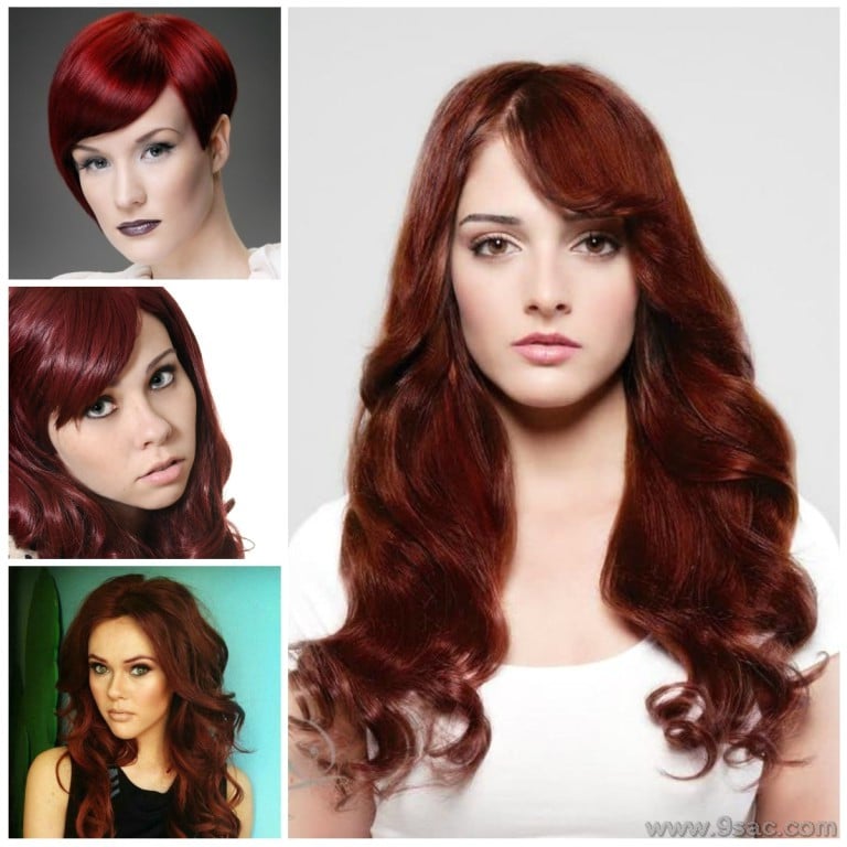 2021 Dark Red Hair Color and Models