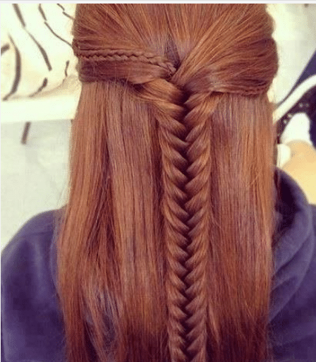 Fish Back Braid Haircuts