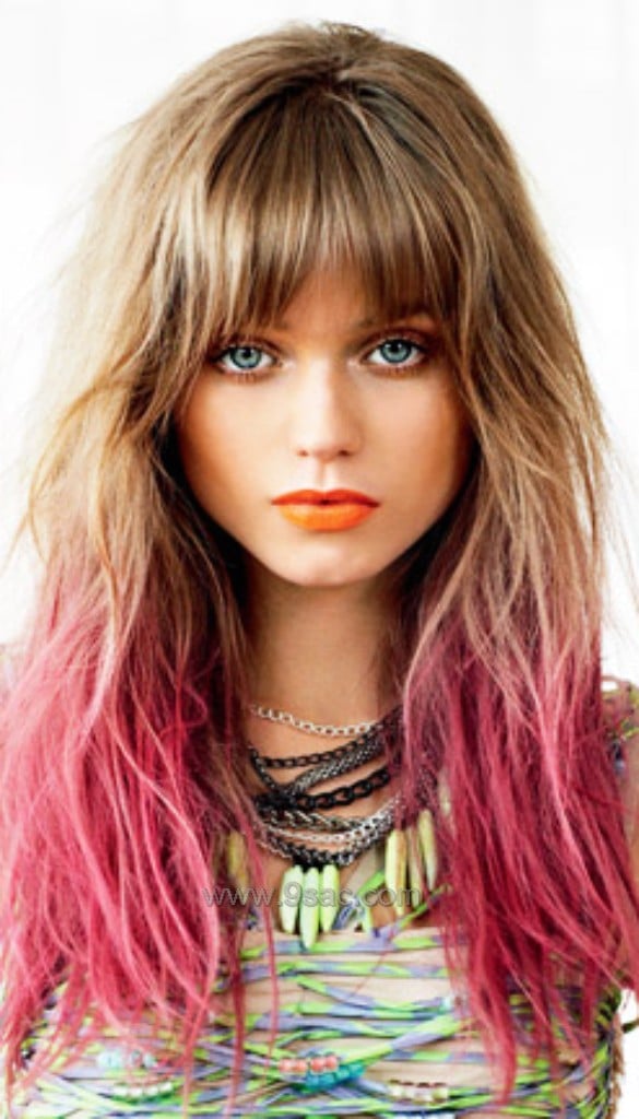 Two Different Color Tones on Hair Bohemian Style