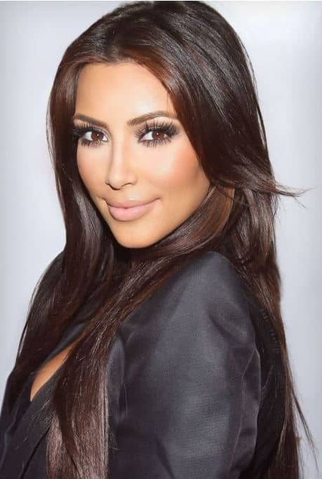 Kim Kardashian Kahve Üstüne Zengin Espresso Kahverengi Işıltıları