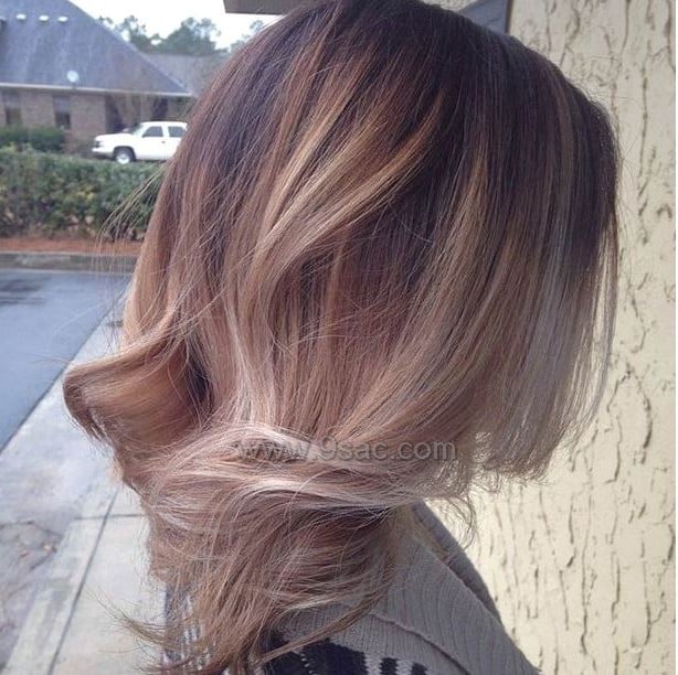 Light yellow balayage