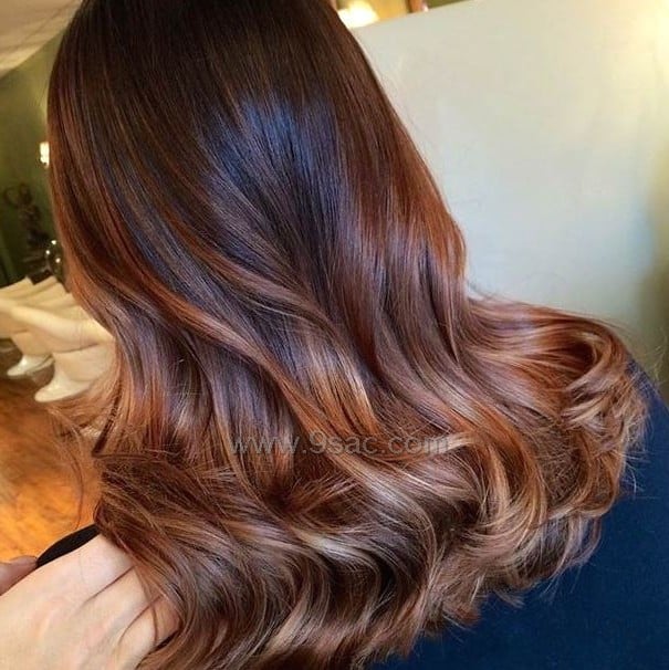 Golden rose hair color