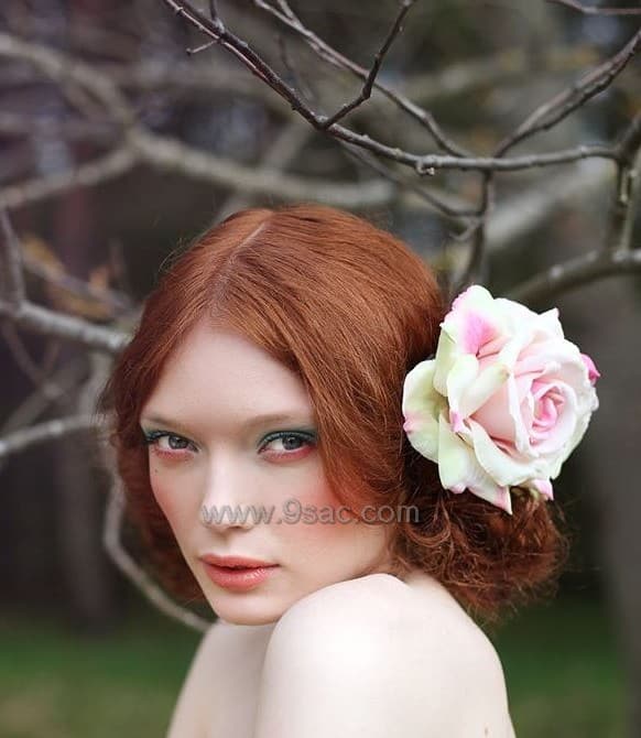 Rosy Caramel Hair Color