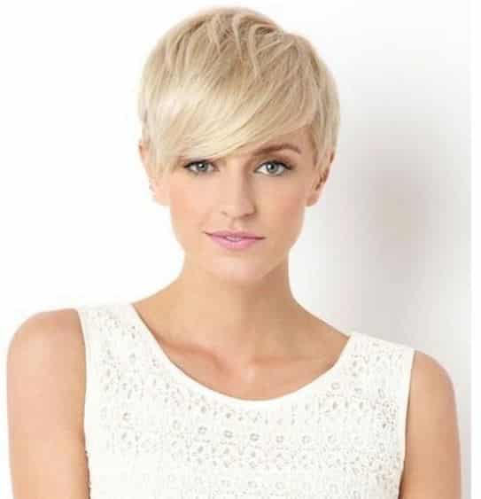 Best beautiful layered yellow pixie haircuts