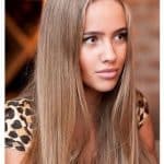 Ashy light coffee kumral hair color