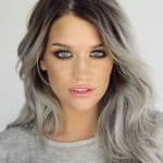 2018 Moda de cabello gris