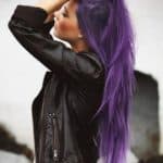 2018 Moda de cabello morado