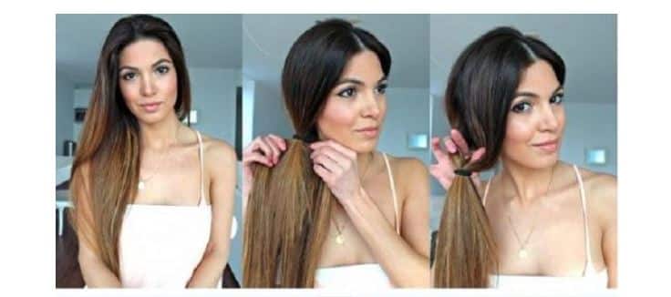 Practical hairstyle in 5 minutes