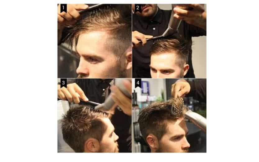 The Implementation of Stage Men's Haircuts