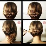 Dusuk orgu bun hairstyles