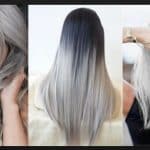 Brunette Hair Grey Ombre