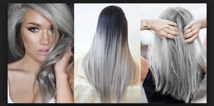 Morena Cabello Gris Ombre