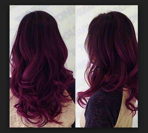 紫色发色