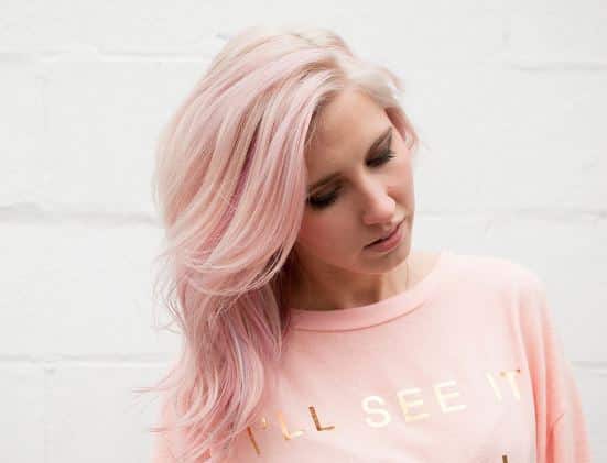 Rose Gold Hair Color Models