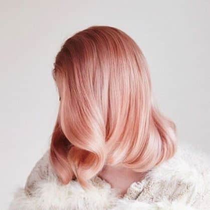 Color de pelo de Oro Rosa