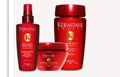 Serie Loreal Kerastese Soleil que Protege el Cabello del Sol