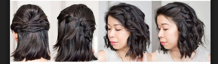 Short hairstyles that can be done in 3-5 minutes