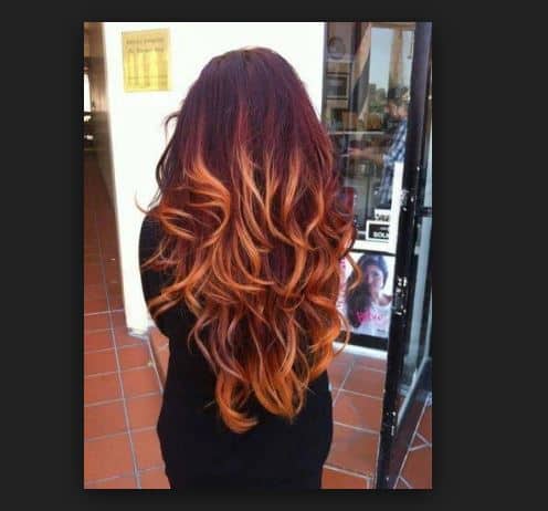 Pumpkin Hair Color Model