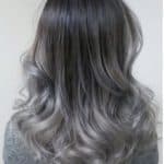 Gray Ombre Transición a los Colores del Cabello