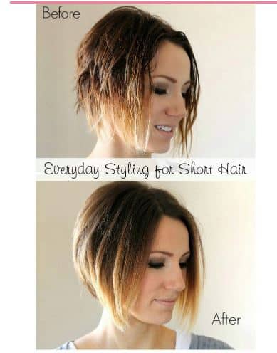 Once and then practical asymmetrical short hairstyle