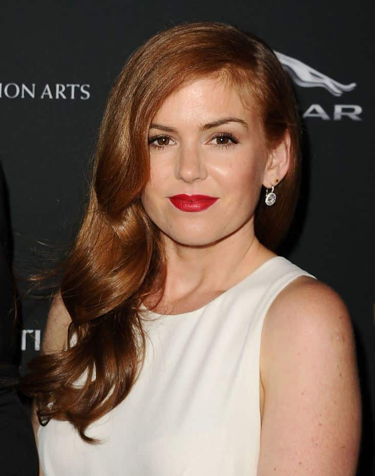 Isla fisher bright brunette hair colors