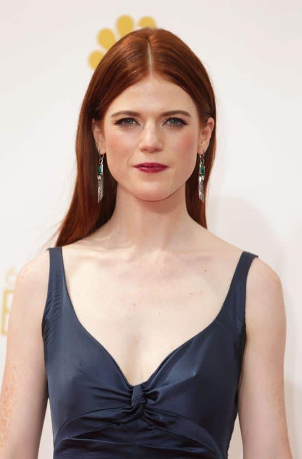 Rose leslie hair color and model kumral red auburn