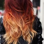 2017 Copper Hair Ombre Technique