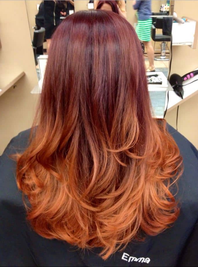 Dark to Light Copper Hair Color Tones