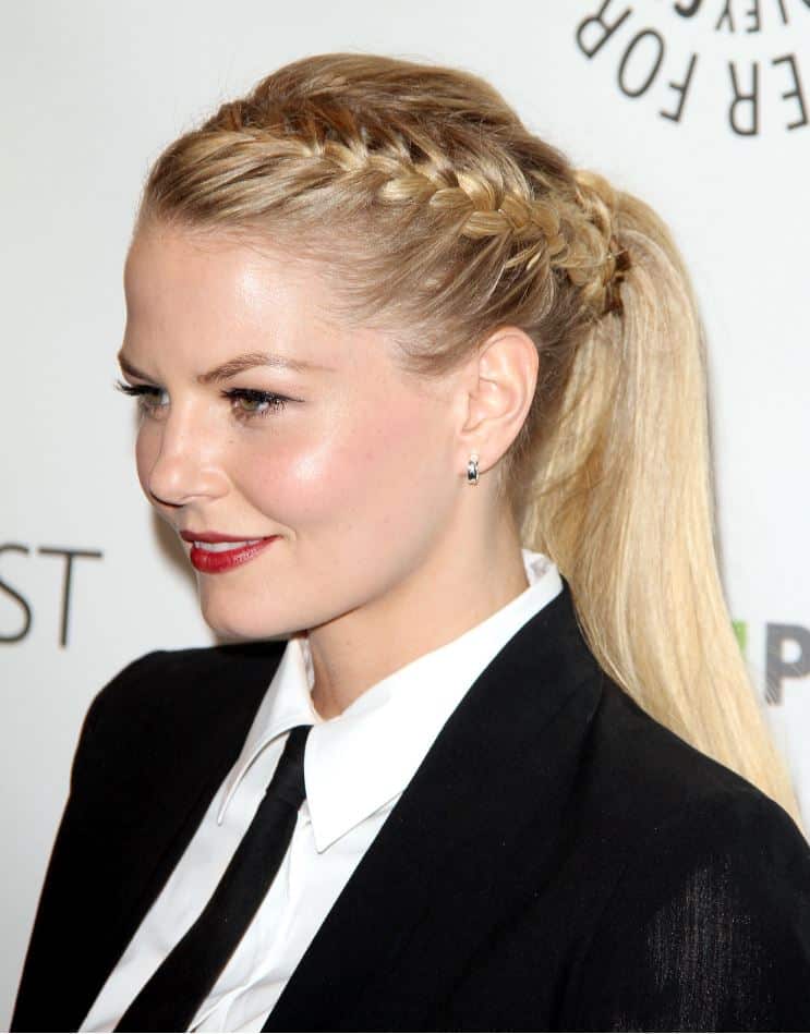 braided horse tail hairstyle