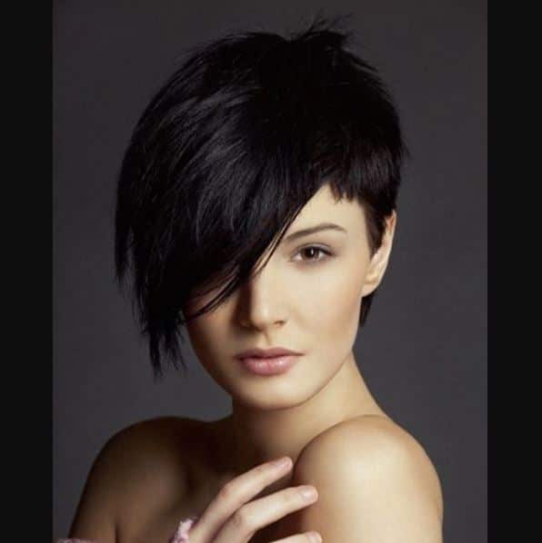 Short Hairstyles with Black Rivets