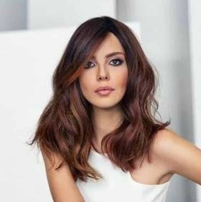 Selen Soyder Ombre Hair Color Model