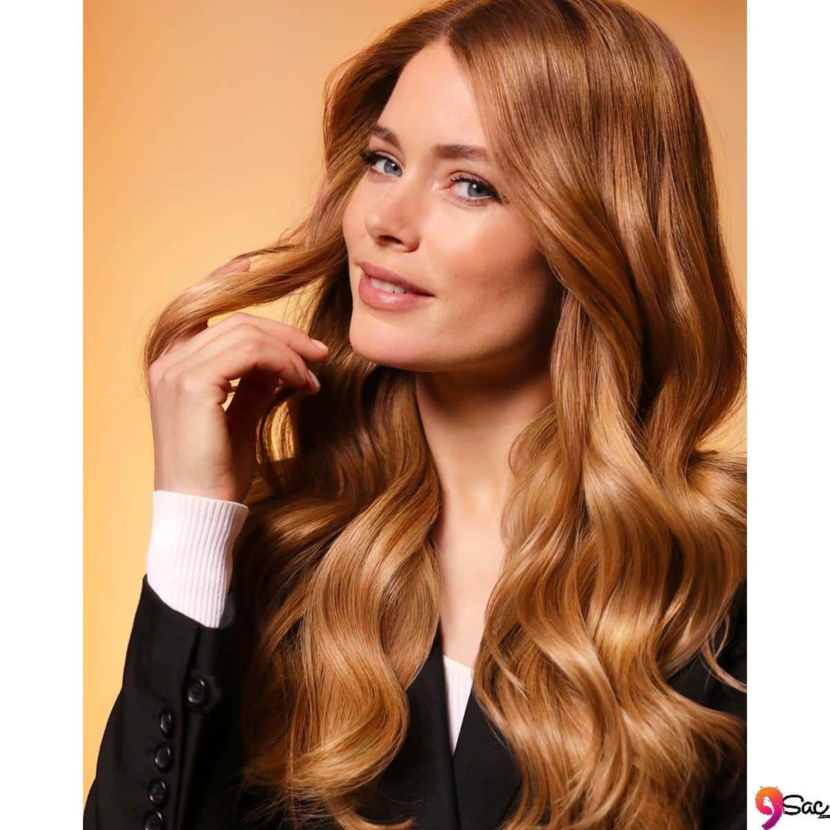 Golden Caramel Hair Color