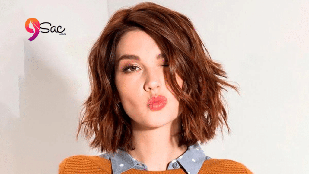 Wavy Short Bob Hair Model