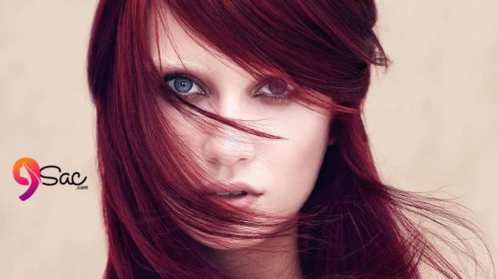 Mor Kızıl Saç Rengi