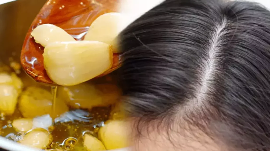 Plowing Garlic on Hair