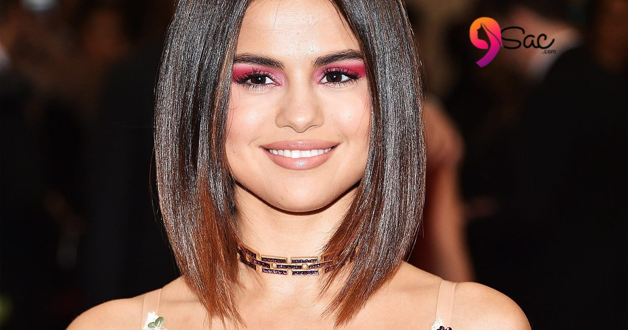 Lobe Cut Haircuts de Selena Gomez