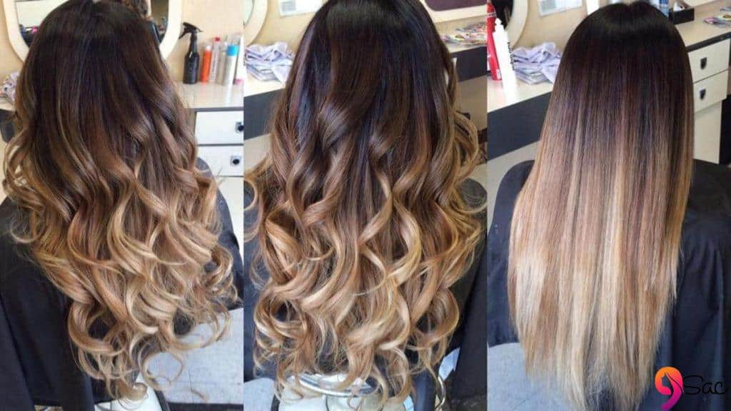 Ombre Hair Colors and Models with Black Hair Crepe Baler