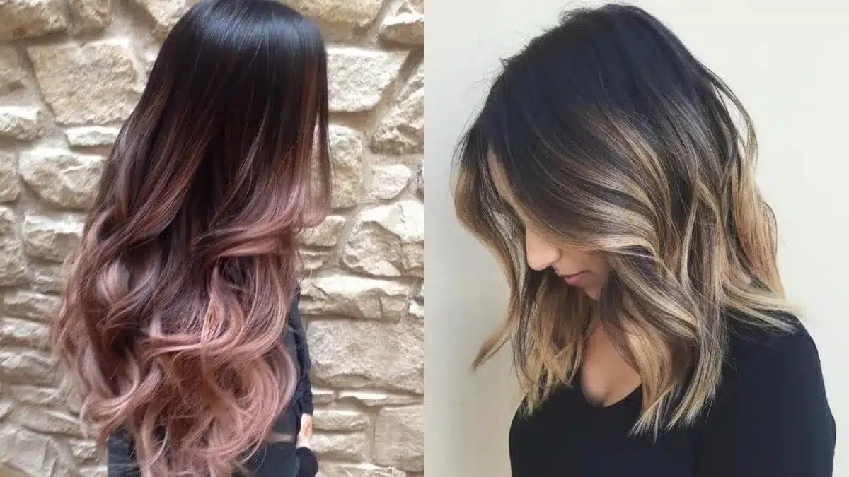 Ombre Colores y Modelos de Cabello con Black Hair Crepe Baler